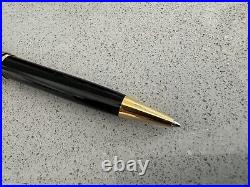 Pre-Owned Montblanc Meisterstuck Black & Gold Classique Ballpoint Pen Vintage