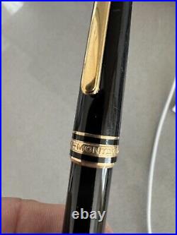 Pre-Owned Montblanc Meisterstuck Black & Gold Classique Ballpoint Pen Vintage