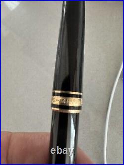 Pre-Owned Montblanc Meisterstuck Black & Gold Classique Ballpoint Pen Vintage