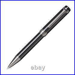 Sailor Cylint Ballpoint Pen in Black Stainless Steel with Silver Trim NEW