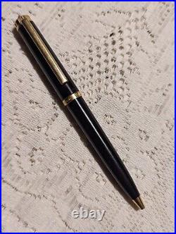 Tiffany & Co Atlas Pelikan K800 Black Resin Gold Trim Ballpoint Pen 1990