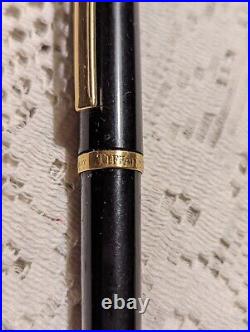 Tiffany & Co Atlas Pelikan K800 Black Resin Gold Trim Ballpoint Pen 1990