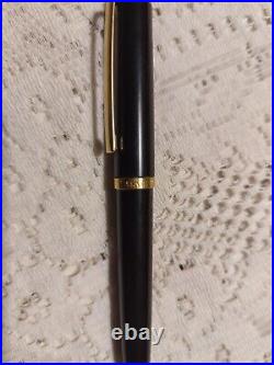 Tiffany & Co Atlas Pelikan K800 Black Resin Gold Trim Ballpoint Pen 1990