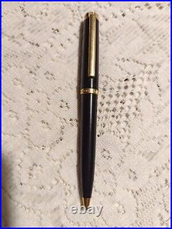 Tiffany & Co Atlas Pelikan K800 Black Resin Gold Trim Ballpoint Pen 1990