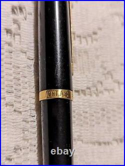 Tiffany & Co Atlas Pelikan K800 Black Resin Gold Trim Ballpoint Pen 1990