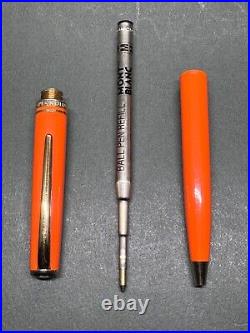 Very good MONTBLANC GENERATION Orange GT Vintage Twist Ballpoint Pen