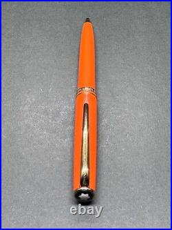 Very good MONTBLANC GENERATION Orange GT Vintage Twist Ballpoint Pen