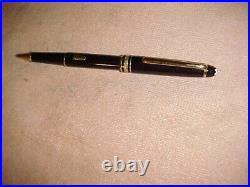 Vintage MONT BLANC MEISTERSTUCK BALLPOINT PEN and PENCIL BLACK RESIN Estate