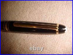 Vintage MONT BLANC MEISTERSTUCK BALLPOINT PEN and PENCIL BLACK RESIN Estate