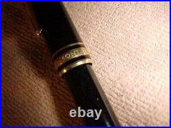 Vintage MONT BLANC MEISTERSTUCK BALLPOINT PEN and PENCIL BLACK RESIN Estate