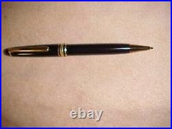 Vintage MONT BLANC MEISTERSTUCK BALLPOINT PEN and PENCIL BLACK RESIN Estate