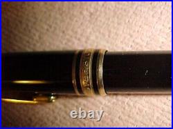 Vintage MONT BLANC MEISTERSTUCK BALLPOINT PEN and PENCIL BLACK RESIN Estate